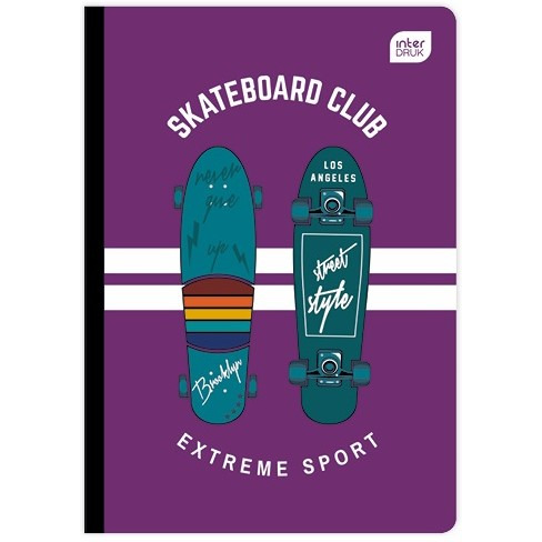 Zeszyt A5 32 gładki mix wzorów INTERDRUK