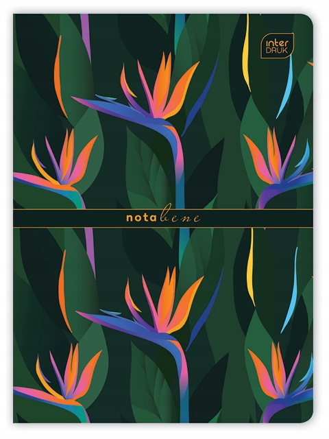 Zeszyt A5 60 kratka mix wzorów INTERDRUK