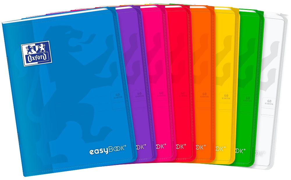 ZESZYT OXFORD PP EASYBOOK A5 60K 90G L9M MIX 400146694