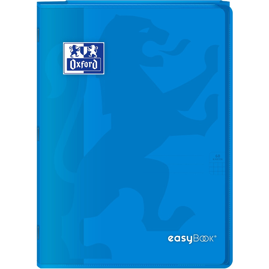 ZESZYT OXFORD PP EASYBOOK A4 60K 90G K5X5M MIX 400146695