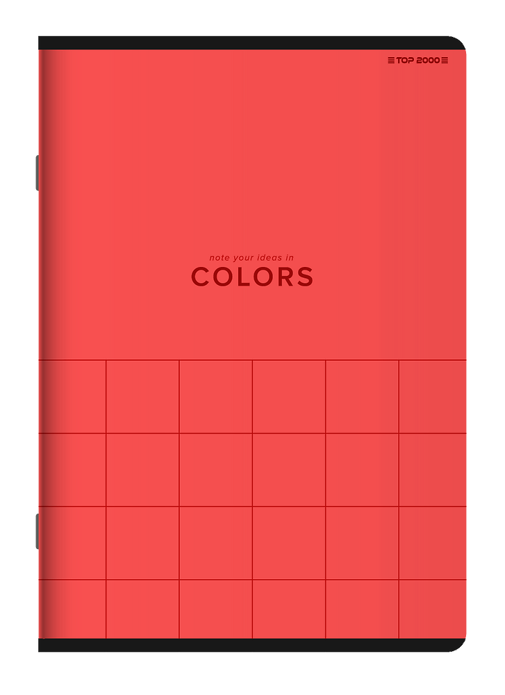 Zeszyt A5 60k kratka margines COLORS 400169186 TOP 2000