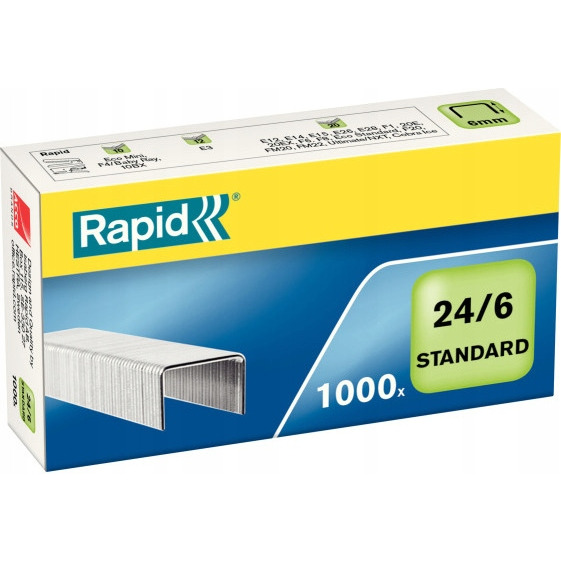 Zszywki RAPID Standard 24/6 1M 24855600