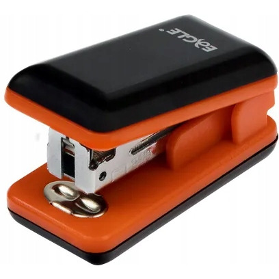Zszywacz IN-TOUCH S5148 czarno-pomarańczowy 15 kartek EAGLE